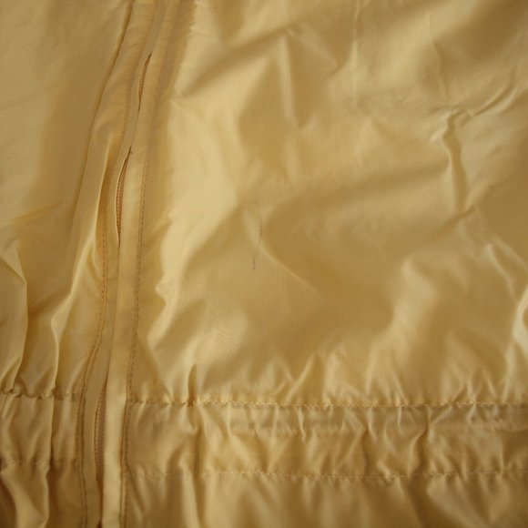 Nike Coat Women's Medium Yellow Windbreaker Vintage Full Zip Light Weight - Picture 3 of 11